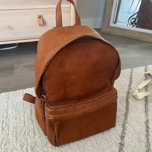 Madewell | Bags | Madewell Real Leather Backpack | Poshmark display picture 1